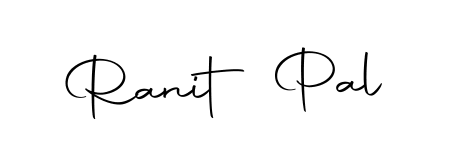 Use a signature maker to create a handwritten signature online. With this signature software, you can design (Autography-DOLnW) your own signature for name Ranit Pal. Ranit Pal signature style 10 images and pictures png