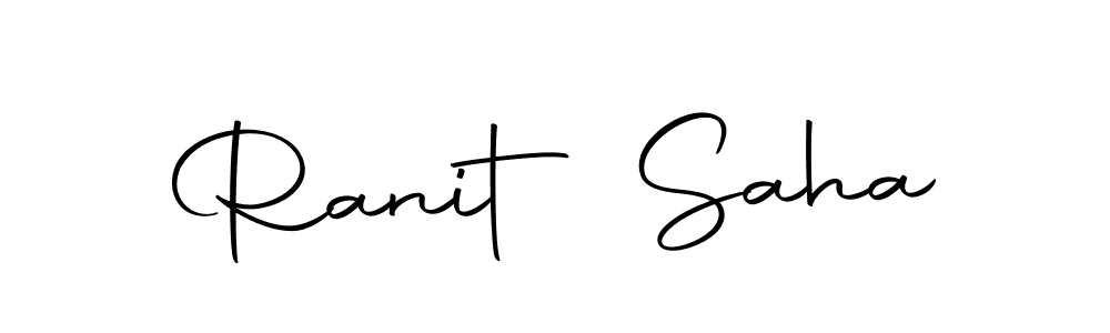Use a signature maker to create a handwritten signature online. With this signature software, you can design (Autography-DOLnW) your own signature for name Ranit Saha. Ranit Saha signature style 10 images and pictures png