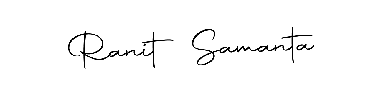 Create a beautiful signature design for name Ranit Samanta. With this signature (Autography-DOLnW) fonts, you can make a handwritten signature for free. Ranit Samanta signature style 10 images and pictures png
