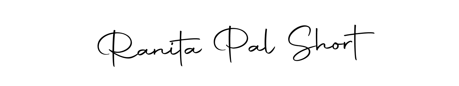 How to make Ranita Pal Short name signature. Use Autography-DOLnW style for creating short signs online. This is the latest handwritten sign. Ranita Pal Short signature style 10 images and pictures png