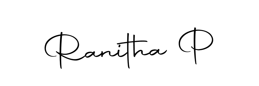 Also You can easily find your signature by using the search form. We will create Ranitha P name handwritten signature images for you free of cost using Autography-DOLnW sign style. Ranitha P signature style 10 images and pictures png