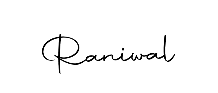 Use a signature maker to create a handwritten signature online. With this signature software, you can design (Autography-DOLnW) your own signature for name Raniwal. Raniwal signature style 10 images and pictures png