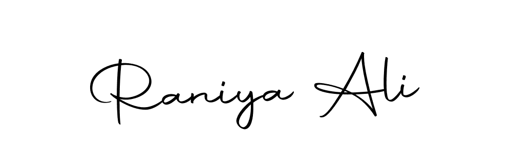 Here are the top 10 professional signature styles for the name Raniya Ali. These are the best autograph styles you can use for your name. Raniya Ali signature style 10 images and pictures png