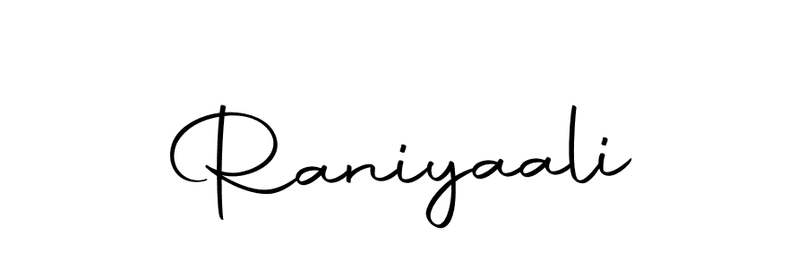 Create a beautiful signature design for name Raniyaali. With this signature (Autography-DOLnW) fonts, you can make a handwritten signature for free. Raniyaali signature style 10 images and pictures png