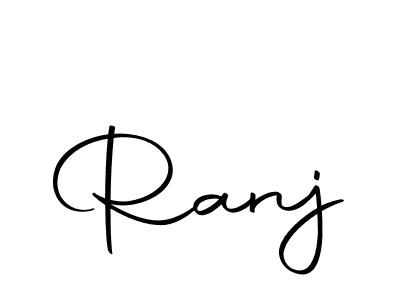 Make a beautiful signature design for name Ranj. With this signature (Autography-DOLnW) style, you can create a handwritten signature for free. Ranj signature style 10 images and pictures png