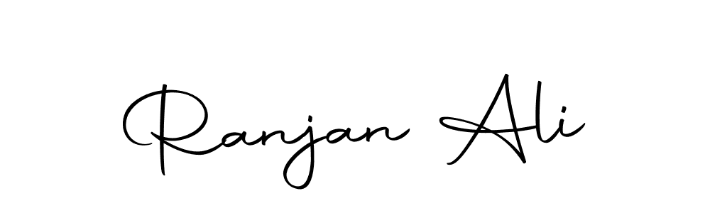 You should practise on your own different ways (Autography-DOLnW) to write your name (Ranjan Ali) in signature. don't let someone else do it for you. Ranjan Ali signature style 10 images and pictures png