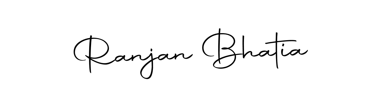 Make a beautiful signature design for name Ranjan Bhatia. With this signature (Autography-DOLnW) style, you can create a handwritten signature for free. Ranjan Bhatia signature style 10 images and pictures png