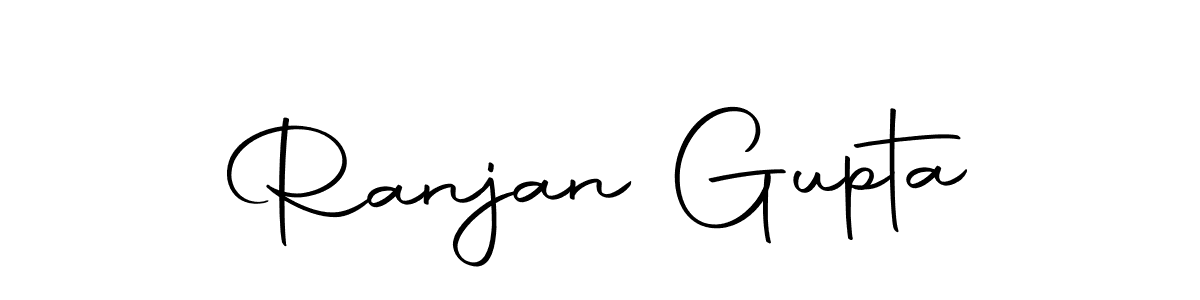 How to make Ranjan Gupta name signature. Use Autography-DOLnW style for creating short signs online. This is the latest handwritten sign. Ranjan Gupta signature style 10 images and pictures png
