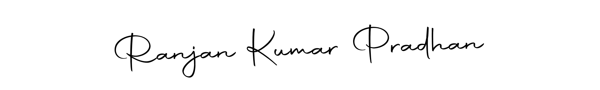 How to make Ranjan Kumar Pradhan name signature. Use Autography-DOLnW style for creating short signs online. This is the latest handwritten sign. Ranjan Kumar Pradhan signature style 10 images and pictures png