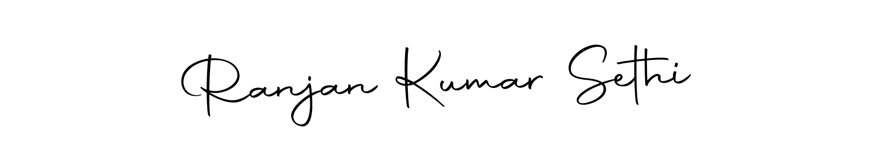 How to make Ranjan Kumar Sethi name signature. Use Autography-DOLnW style for creating short signs online. This is the latest handwritten sign. Ranjan Kumar Sethi signature style 10 images and pictures png