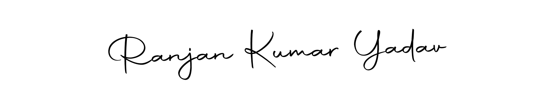 Create a beautiful signature design for name Ranjan Kumar Yadav. With this signature (Autography-DOLnW) fonts, you can make a handwritten signature for free. Ranjan Kumar Yadav signature style 10 images and pictures png