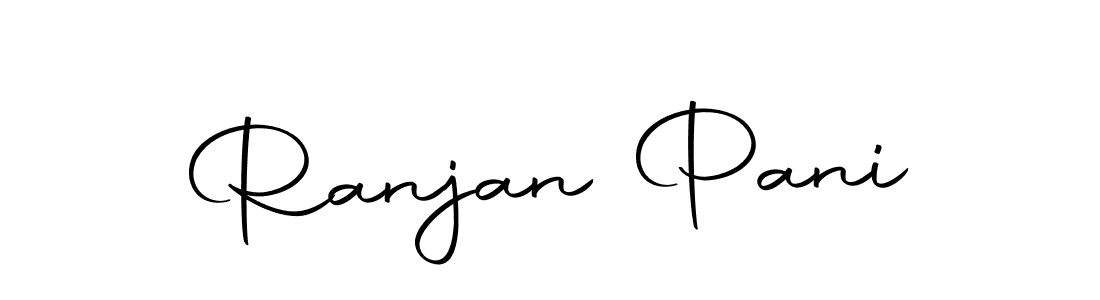 How to make Ranjan Pani name signature. Use Autography-DOLnW style for creating short signs online. This is the latest handwritten sign. Ranjan Pani signature style 10 images and pictures png
