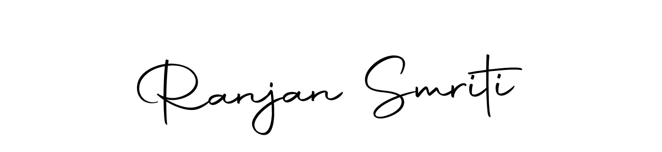 Create a beautiful signature design for name Ranjan Smriti. With this signature (Autography-DOLnW) fonts, you can make a handwritten signature for free. Ranjan Smriti signature style 10 images and pictures png