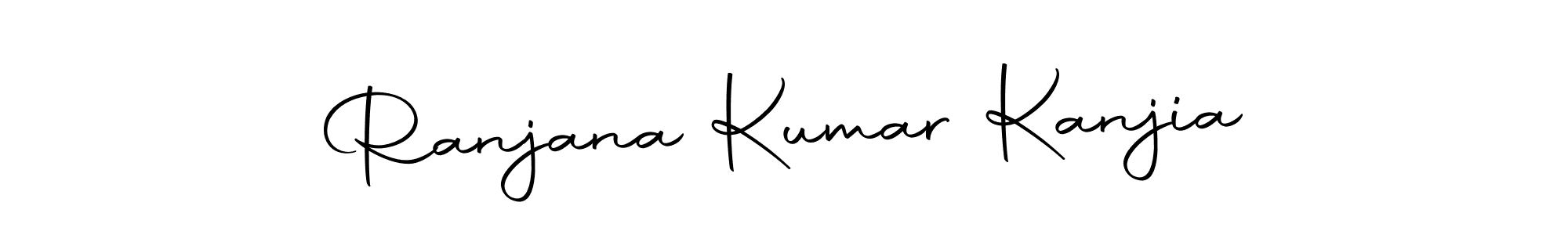 Use a signature maker to create a handwritten signature online. With this signature software, you can design (Autography-DOLnW) your own signature for name Ranjana Kumar Kanjia. Ranjana Kumar Kanjia signature style 10 images and pictures png