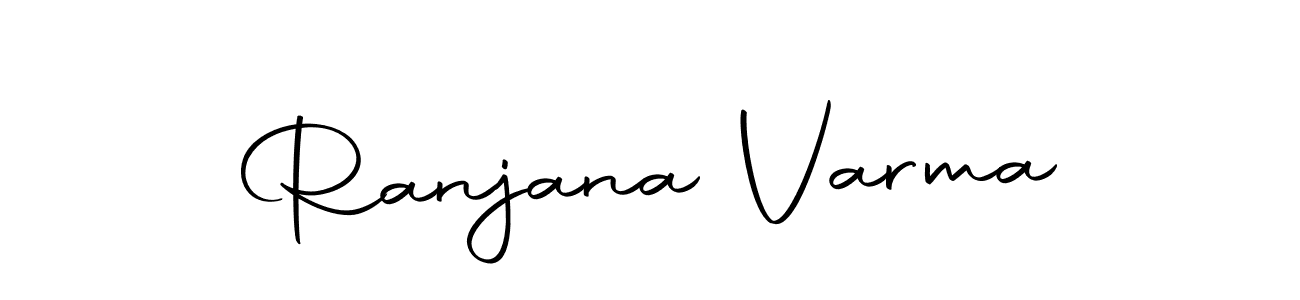Make a short Ranjana Varma signature style. Manage your documents anywhere anytime using Autography-DOLnW. Create and add eSignatures, submit forms, share and send files easily. Ranjana Varma signature style 10 images and pictures png