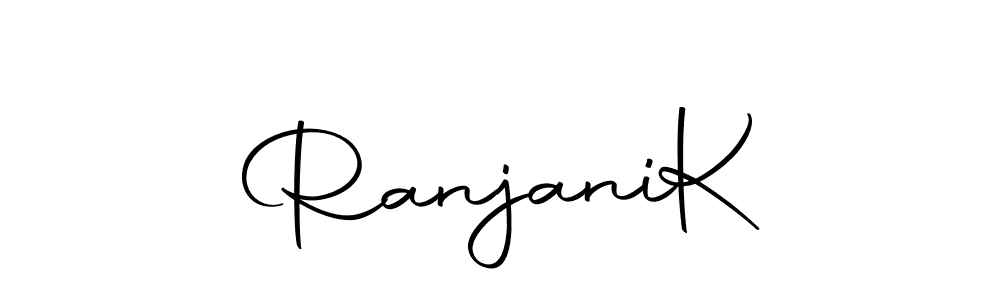 Create a beautiful signature design for name Ranjani  K. With this signature (Autography-DOLnW) fonts, you can make a handwritten signature for free. Ranjani  K signature style 10 images and pictures png