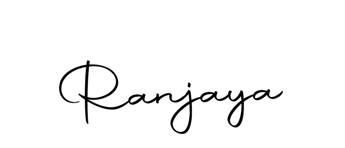 How to make Ranjaya signature? Autography-DOLnW is a professional autograph style. Create handwritten signature for Ranjaya name. Ranjaya signature style 10 images and pictures png