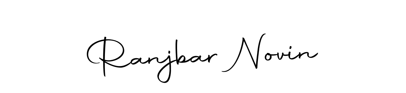 The best way (Autography-DOLnW) to make a short signature is to pick only two or three words in your name. The name Ranjbar Novin include a total of six letters. For converting this name. Ranjbar Novin signature style 10 images and pictures png