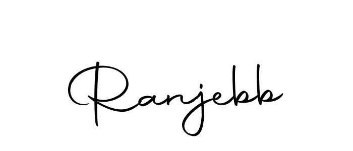 Similarly Autography-DOLnW is the best handwritten signature design. Signature creator online .You can use it as an online autograph creator for name Ranjebb. Ranjebb signature style 10 images and pictures png