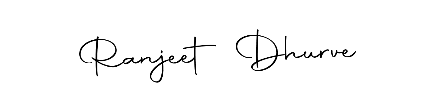 Create a beautiful signature design for name Ranjeet Dhurve. With this signature (Autography-DOLnW) fonts, you can make a handwritten signature for free. Ranjeet Dhurve signature style 10 images and pictures png