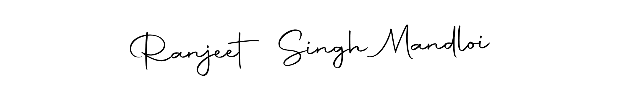 You can use this online signature creator to create a handwritten signature for the name Ranjeet Singh Mandloi. This is the best online autograph maker. Ranjeet Singh Mandloi signature style 10 images and pictures png