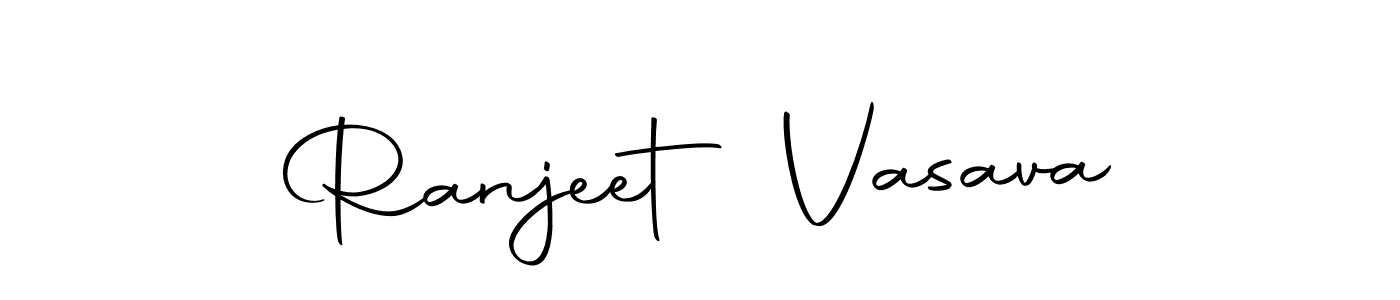 Create a beautiful signature design for name Ranjeet Vasava. With this signature (Autography-DOLnW) fonts, you can make a handwritten signature for free. Ranjeet Vasava signature style 10 images and pictures png
