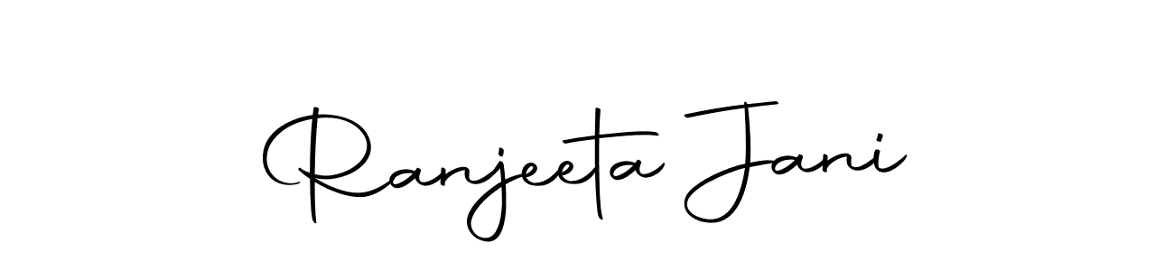 It looks lik you need a new signature style for name Ranjeeta Jani. Design unique handwritten (Autography-DOLnW) signature with our free signature maker in just a few clicks. Ranjeeta Jani signature style 10 images and pictures png