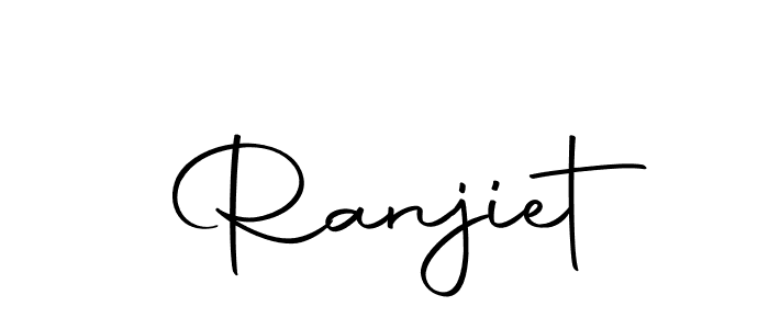 Use a signature maker to create a handwritten signature online. With this signature software, you can design (Autography-DOLnW) your own signature for name Ranjiet. Ranjiet signature style 10 images and pictures png