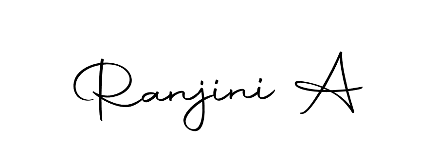 How to make Ranjini A signature? Autography-DOLnW is a professional autograph style. Create handwritten signature for Ranjini A name. Ranjini A signature style 10 images and pictures png