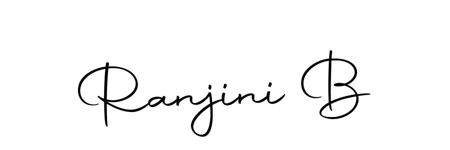 Also we have Ranjini B name is the best signature style. Create professional handwritten signature collection using Autography-DOLnW autograph style. Ranjini B signature style 10 images and pictures png