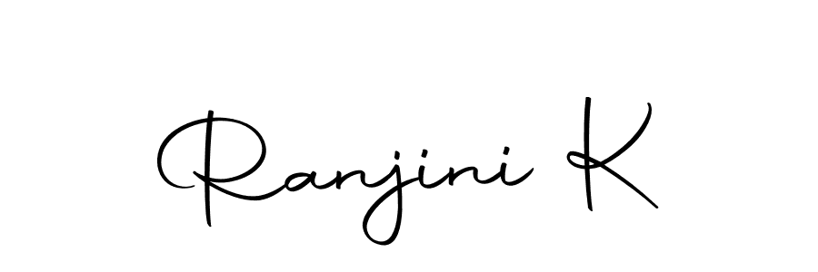 Make a beautiful signature design for name Ranjini K. Use this online signature maker to create a handwritten signature for free. Ranjini K signature style 10 images and pictures png