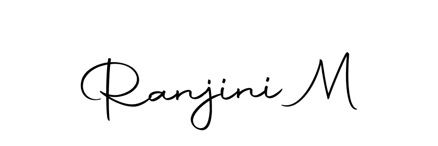 Here are the top 10 professional signature styles for the name Ranjini M. These are the best autograph styles you can use for your name. Ranjini M signature style 10 images and pictures png