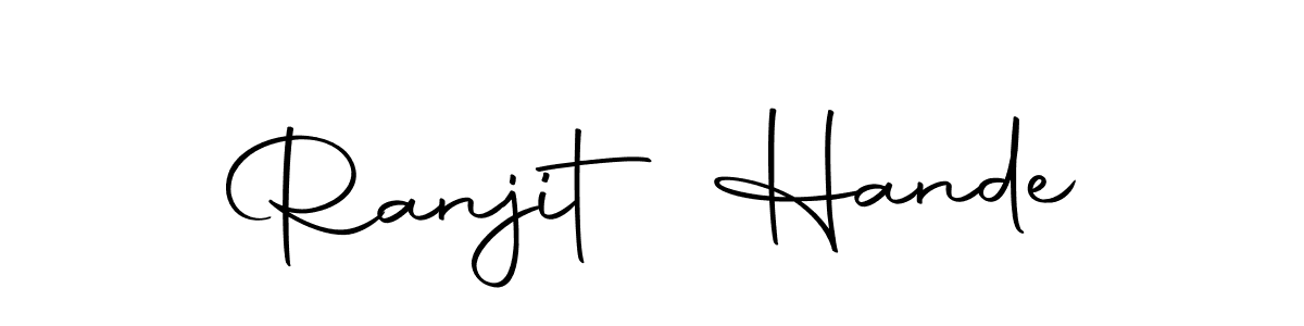 Here are the top 10 professional signature styles for the name Ranjit Hande. These are the best autograph styles you can use for your name. Ranjit Hande signature style 10 images and pictures png