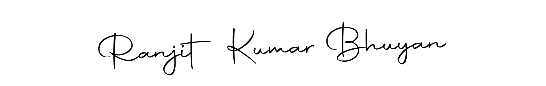 Create a beautiful signature design for name Ranjit Kumar Bhuyan. With this signature (Autography-DOLnW) fonts, you can make a handwritten signature for free. Ranjit Kumar Bhuyan signature style 10 images and pictures png