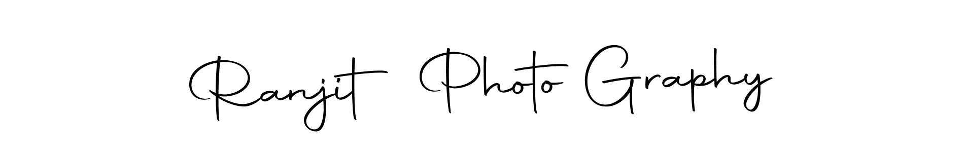 Create a beautiful signature design for name Ranjit Photo Graphy. With this signature (Autography-DOLnW) fonts, you can make a handwritten signature for free. Ranjit Photo Graphy signature style 10 images and pictures png