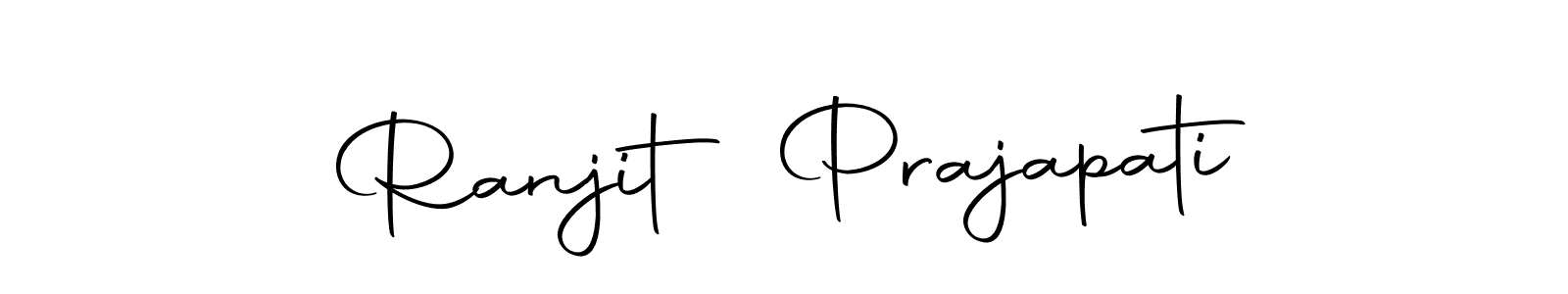 Design your own signature with our free online signature maker. With this signature software, you can create a handwritten (Autography-DOLnW) signature for name Ranjit Prajapati. Ranjit Prajapati signature style 10 images and pictures png
