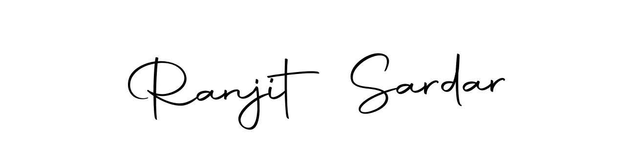 Use a signature maker to create a handwritten signature online. With this signature software, you can design (Autography-DOLnW) your own signature for name Ranjit Sardar. Ranjit Sardar signature style 10 images and pictures png