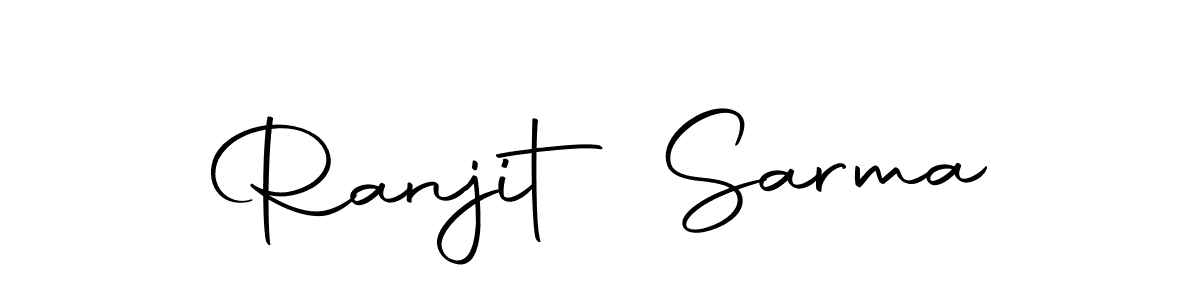 Make a beautiful signature design for name Ranjit Sarma. With this signature (Autography-DOLnW) style, you can create a handwritten signature for free. Ranjit Sarma signature style 10 images and pictures png