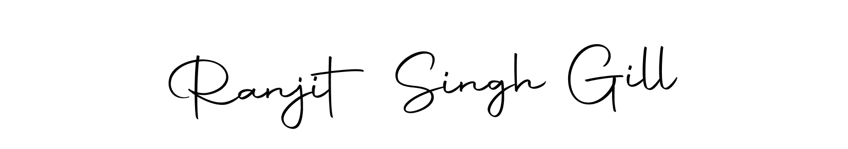 Ranjit Singh Gill stylish signature style. Best Handwritten Sign (Autography-DOLnW) for my name. Handwritten Signature Collection Ideas for my name Ranjit Singh Gill. Ranjit Singh Gill signature style 10 images and pictures png
