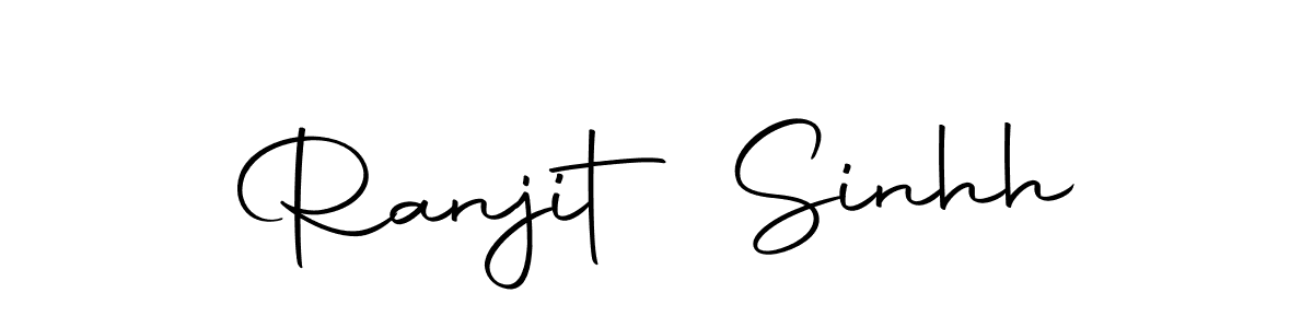 Create a beautiful signature design for name Ranjit Sinhh. With this signature (Autography-DOLnW) fonts, you can make a handwritten signature for free. Ranjit Sinhh signature style 10 images and pictures png