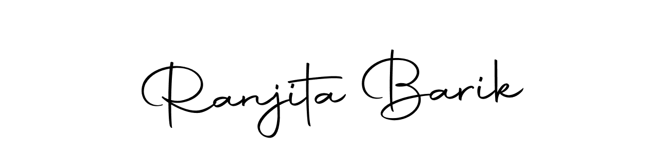 Design your own signature with our free online signature maker. With this signature software, you can create a handwritten (Autography-DOLnW) signature for name Ranjita Barik. Ranjita Barik signature style 10 images and pictures png