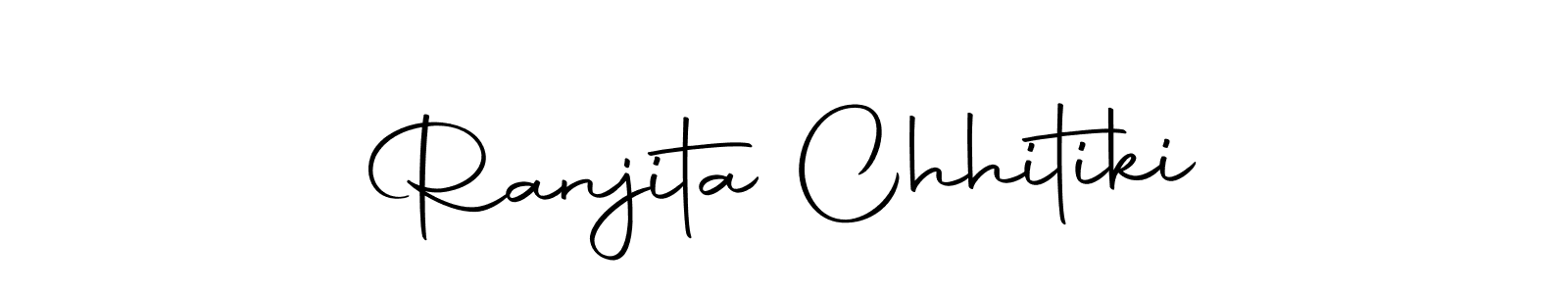 You should practise on your own different ways (Autography-DOLnW) to write your name (Ranjita Chhitiki) in signature. don't let someone else do it for you. Ranjita Chhitiki signature style 10 images and pictures png