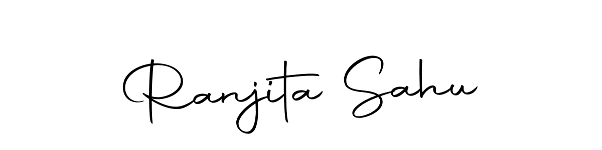 Autography-DOLnW is a professional signature style that is perfect for those who want to add a touch of class to their signature. It is also a great choice for those who want to make their signature more unique. Get Ranjita Sahu name to fancy signature for free. Ranjita Sahu signature style 10 images and pictures png
