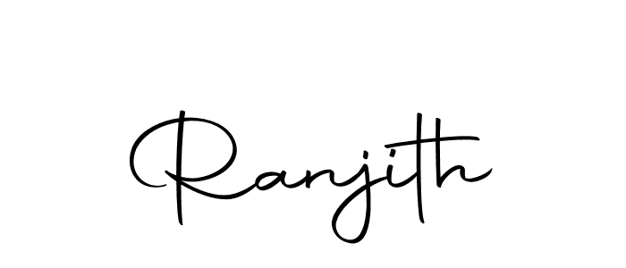 Make a beautiful signature design for name Ranjith. With this signature (Autography-DOLnW) style, you can create a handwritten signature for free. Ranjith signature style 10 images and pictures png