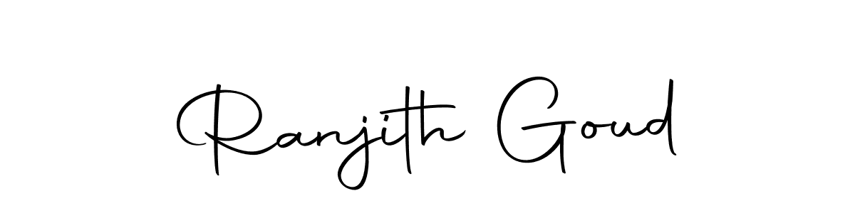 How to make Ranjith Goud signature? Autography-DOLnW is a professional autograph style. Create handwritten signature for Ranjith Goud name. Ranjith Goud signature style 10 images and pictures png