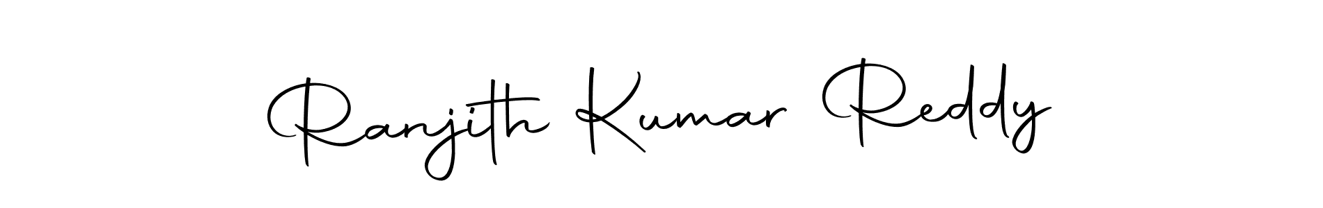 Make a short Ranjith Kumar Reddy signature style. Manage your documents anywhere anytime using Autography-DOLnW. Create and add eSignatures, submit forms, share and send files easily. Ranjith Kumar Reddy signature style 10 images and pictures png