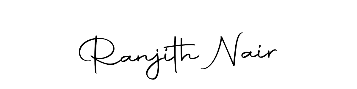 Make a short Ranjith Nair signature style. Manage your documents anywhere anytime using Autography-DOLnW. Create and add eSignatures, submit forms, share and send files easily. Ranjith Nair signature style 10 images and pictures png