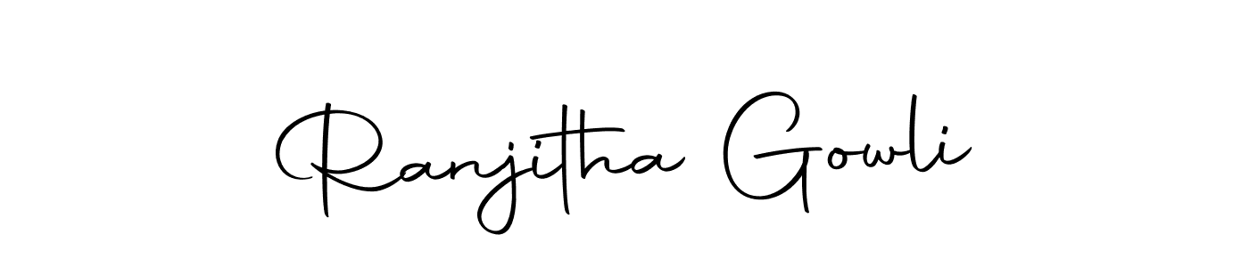 You can use this online signature creator to create a handwritten signature for the name Ranjitha Gowli. This is the best online autograph maker. Ranjitha Gowli signature style 10 images and pictures png