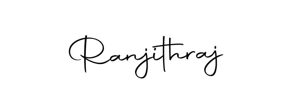 Design your own signature with our free online signature maker. With this signature software, you can create a handwritten (Autography-DOLnW) signature for name Ranjithraj. Ranjithraj signature style 10 images and pictures png