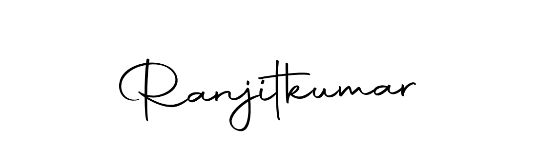 Design your own signature with our free online signature maker. With this signature software, you can create a handwritten (Autography-DOLnW) signature for name Ranjitkumar. Ranjitkumar signature style 10 images and pictures png